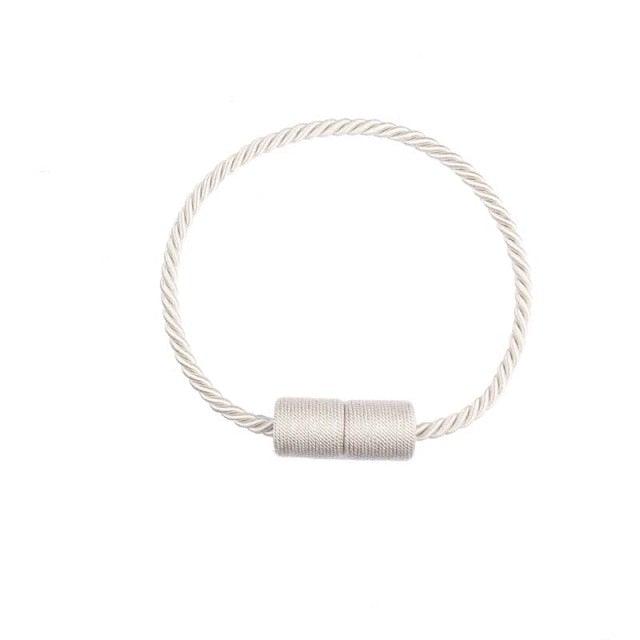 Magnets Curtains Clamps Curtain Holder Tieback Magnetic Clips Hanging Balls Tie Back Home Decoration Accessories Tie Backs Decorative Handmade Rope Holdback Strong Magnetic Holder For Small Thin Sheer Window Treatment 50CM