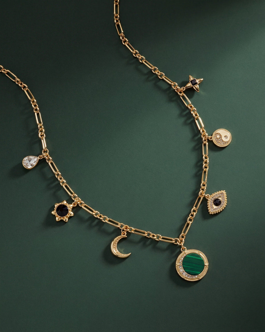 Malachite Charm Necklace