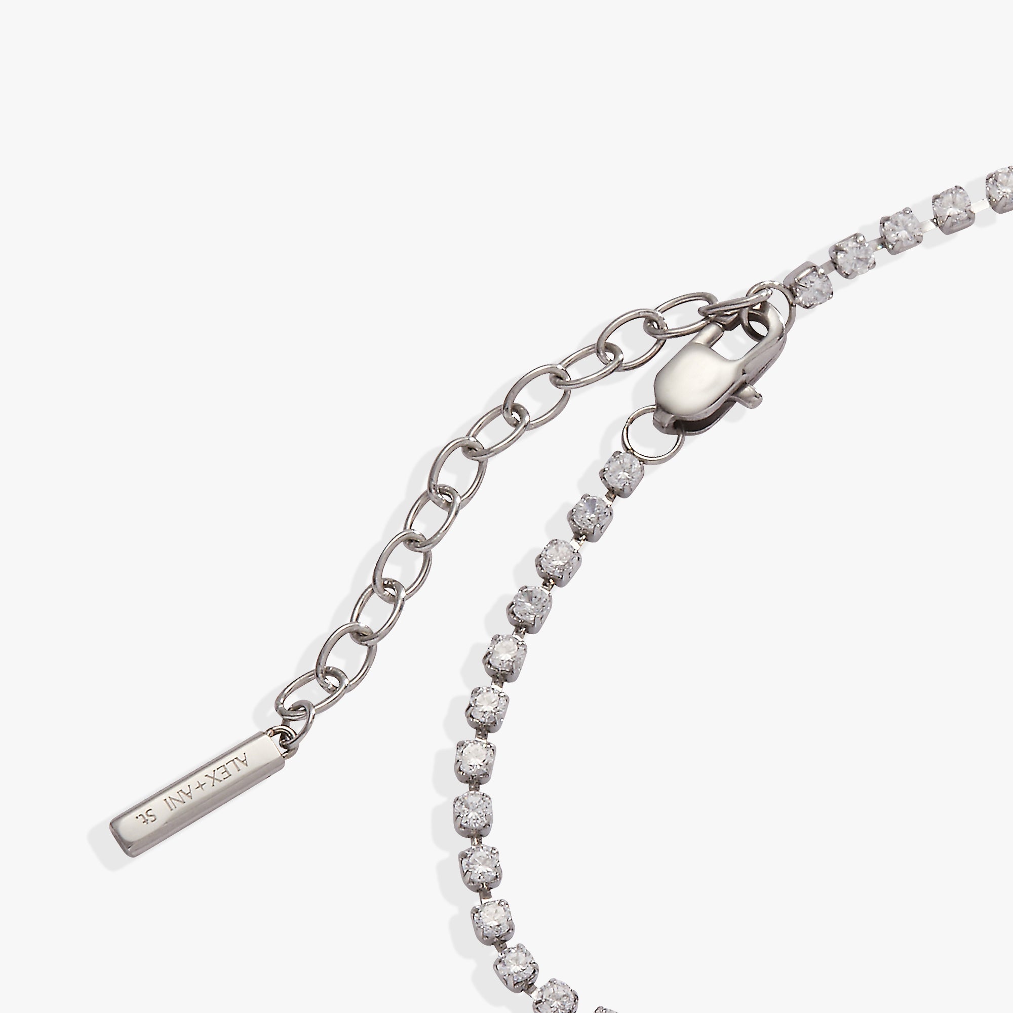 'Mama' Crystal Tennis Bracelet