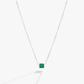 May Birthstone Precious Pendant Necklace