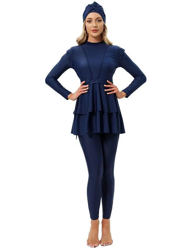 3pcs Burkini Modest Swimsuit | Burkini Swimsuit For Muslimas (MB002)
