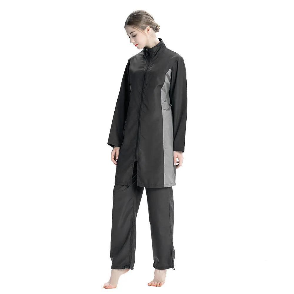 Muslim Women Swimwear, 3pcs Burkini Modest Swimsuit (MB007)