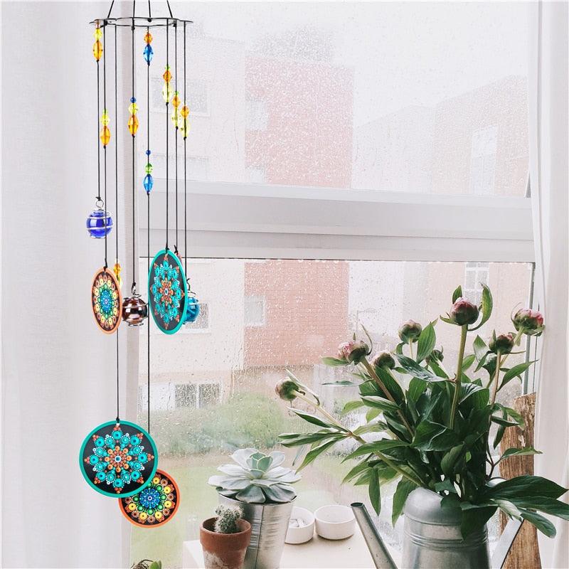 Memorial Wind-chimes Crystal Ball Rainbow Maker Window Sun-catcher Hanging Fengshui Wind Chimes Decoration For Patio Balcony Garden Ornaments Decor For Window Home Garden