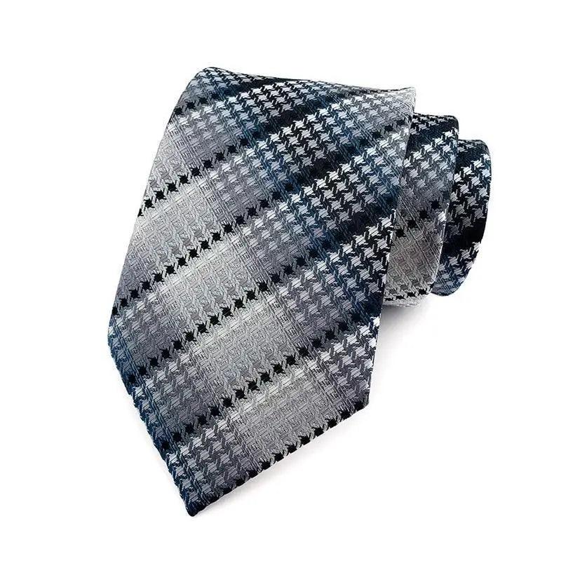 Men Business Elegant Necktie Design Silk Wedding Tie For Men Office Mens Fashion Formal Tie