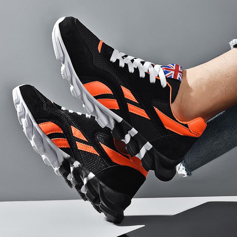 Men Running Spring Black Sneakers High Quality Outdoor Light Breathable Sport Athletic Men Sneakers Tennis Modern Shoes For Workout Walking Outdoor Sport