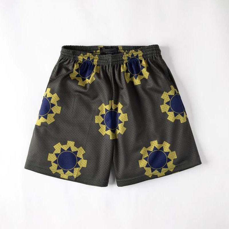 Men's Beach Short Trunks Summer Casual Shorts Gym Sport Quick Dry Mesh Shorts Running Basketball Shorts For Male Mesh Breathable Pants with Elastic Waist Drawstring and Pockets