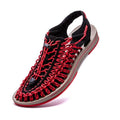 Men's High-Quality Hand-Woven Espadrilles Outdoor Summer Sandals Soft Non-slip Hiking Beach Platform Sandals Summer Strap Anti-Skidding Walking Water Shoes Comfortable Athletic Espadrilles For Beach