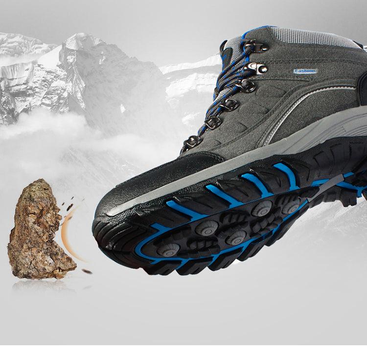 Men's Women's New Outdoor Climbing Hiking Sports Shoes Comfortable Breathable Wear-Resistant Men's Soft Casual Shoes Outdoor Walking Lace Up Anti-Slip Comfortable Ankle Booties
