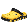 Men Sandals Autumn Hole Shoes Rubber Clogs Women Unisex Garden Shoes White Beach Flat Sandals Slippers Womens Mens Non Slip Clogs For Indoor And Outdoor Garden Clogs Shoes