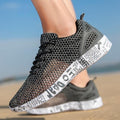 Mens Aqua Breathable Beach Quick Drying Water Shoes Outdoor Fishing Wading Shoes Water Sneakers Ultra Lightweight Breathable Walking Shoes Non Slip Athletic Fashion Sneakers