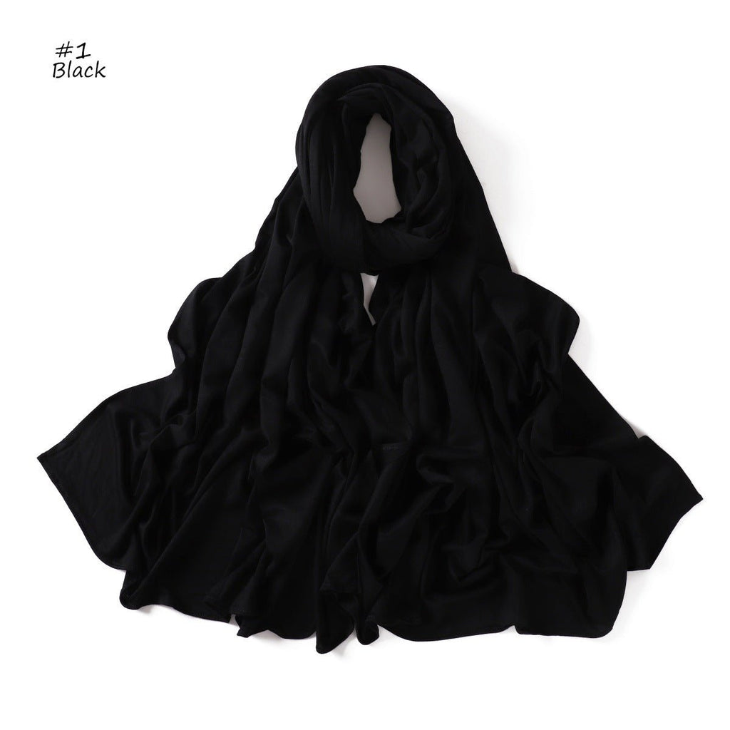 Breathable & Soft Mercerized Cotton Hijab Scarf(MH126)