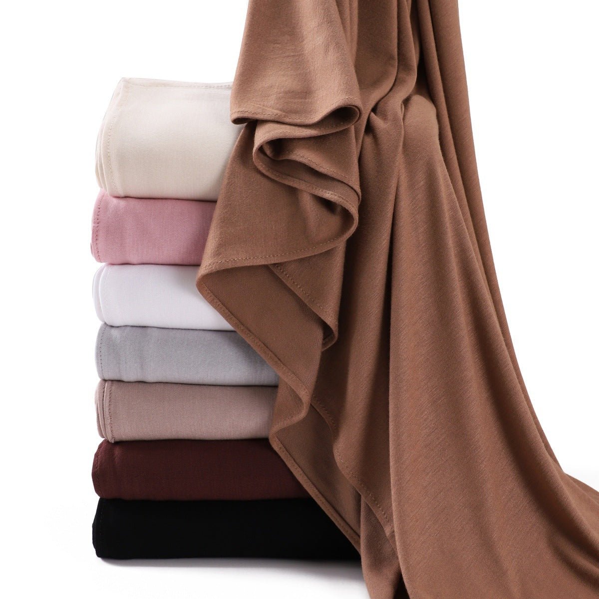 Breathable & Soft Mercerized Cotton Hijab Scarf(MH126)