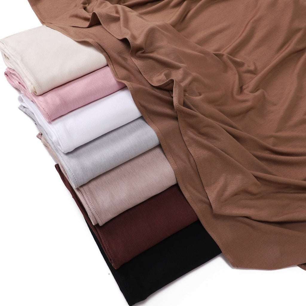 Breathable & Soft Mercerized Cotton Hijab Scarf(MH126)