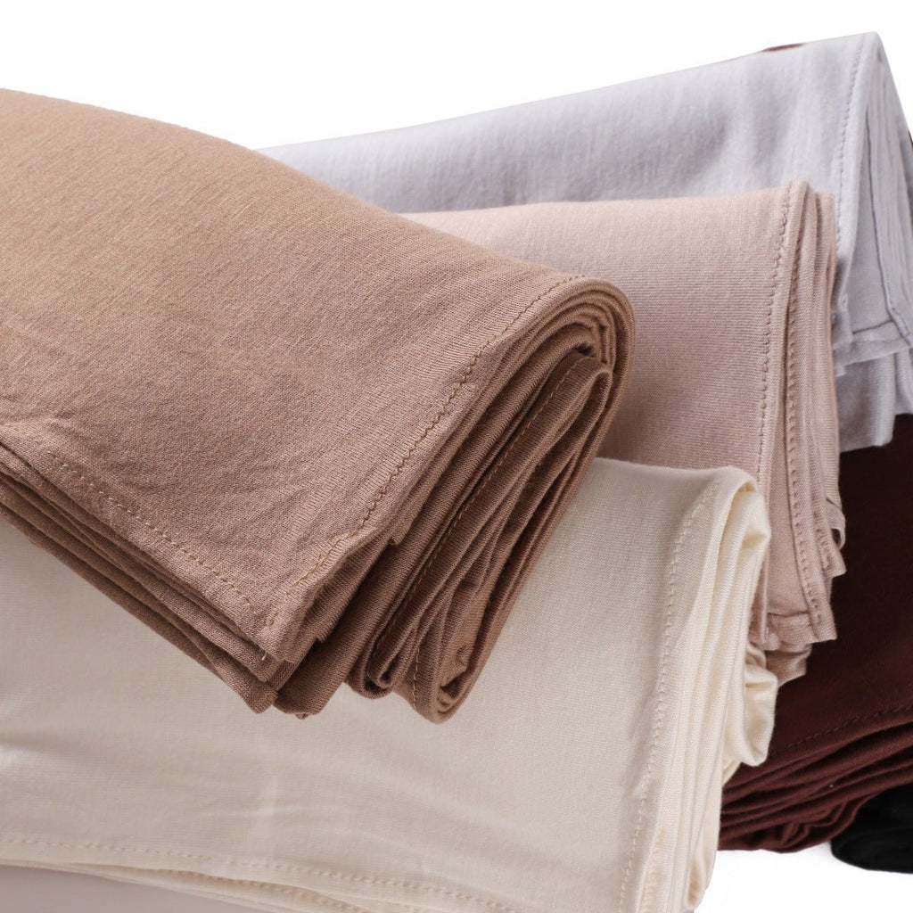Breathable & Soft Mercerized Cotton Hijab Scarf(MH126)