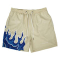 Mesh Breathable Men Shorts GYM Basketball Running Quick-Drying Shorts Baggy Flame Print Fashion Shorts Summer Shorts Basketball Running Quick-Drying Shorts Baggy Flame Print Shorts Summer Shorts