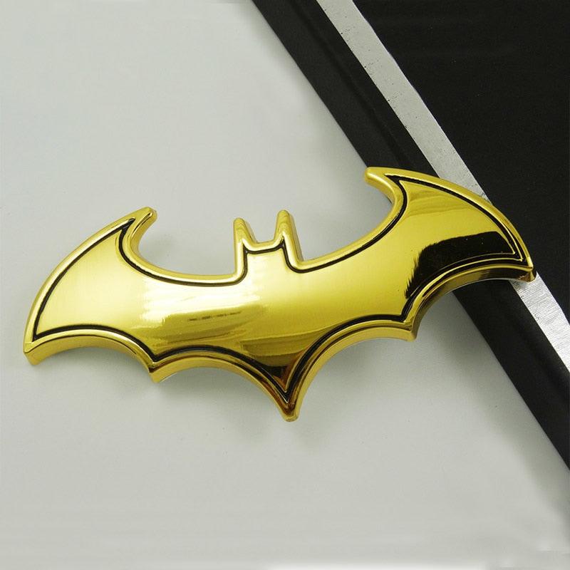 Metal 3D Bat Stickers Fan Emblems Batman 3D Car Badge Auto Car Logo Cartoon Bat Sticker Metal Badge Emblem Tail Decal Motorcycle Car Accessories  Metal Bat Car Emblem Logo Stickers Decal Decorations Bat Action Figures Auto Accessories