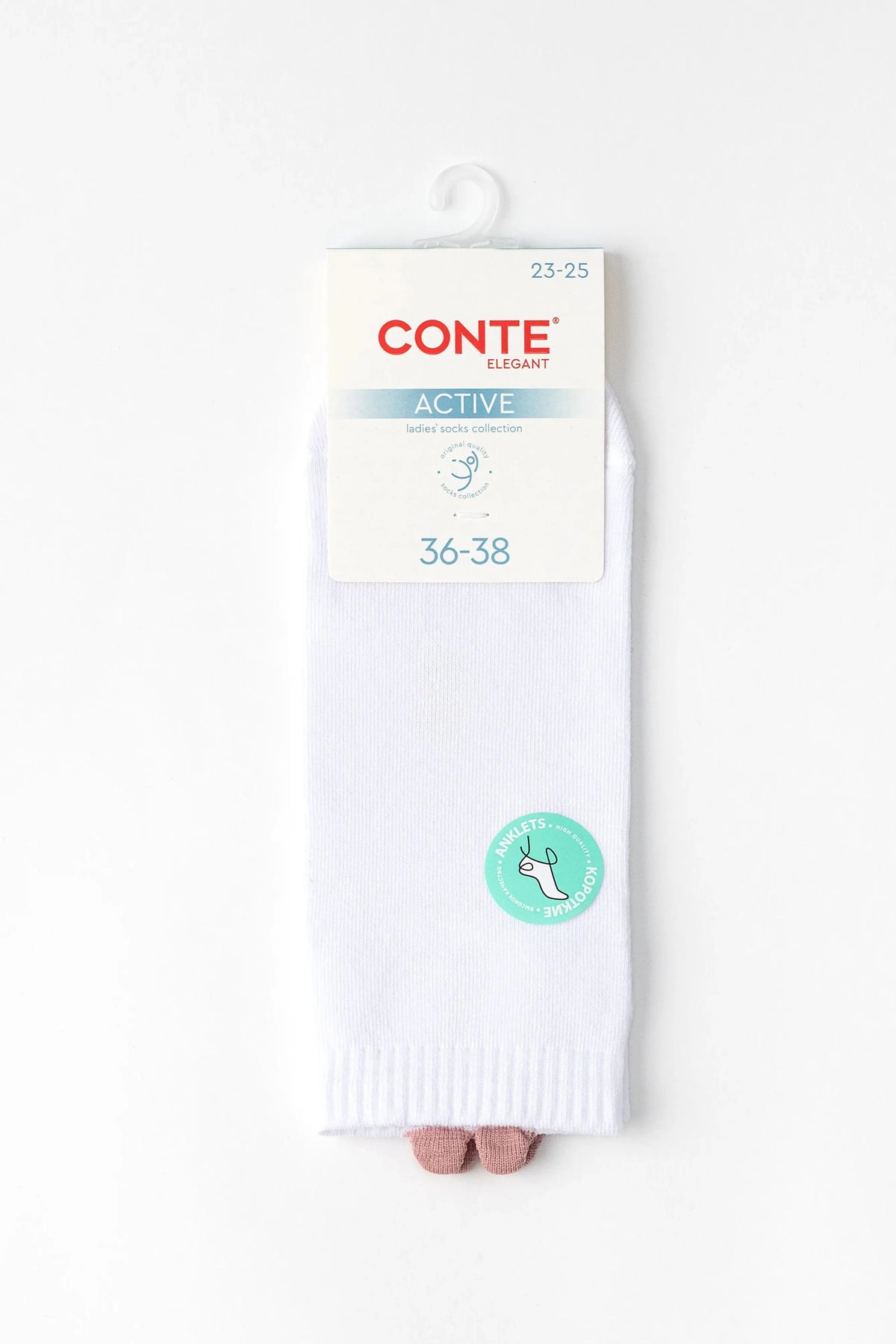 Cotton Ankle Socks Conte Active - 221 Picot Heart