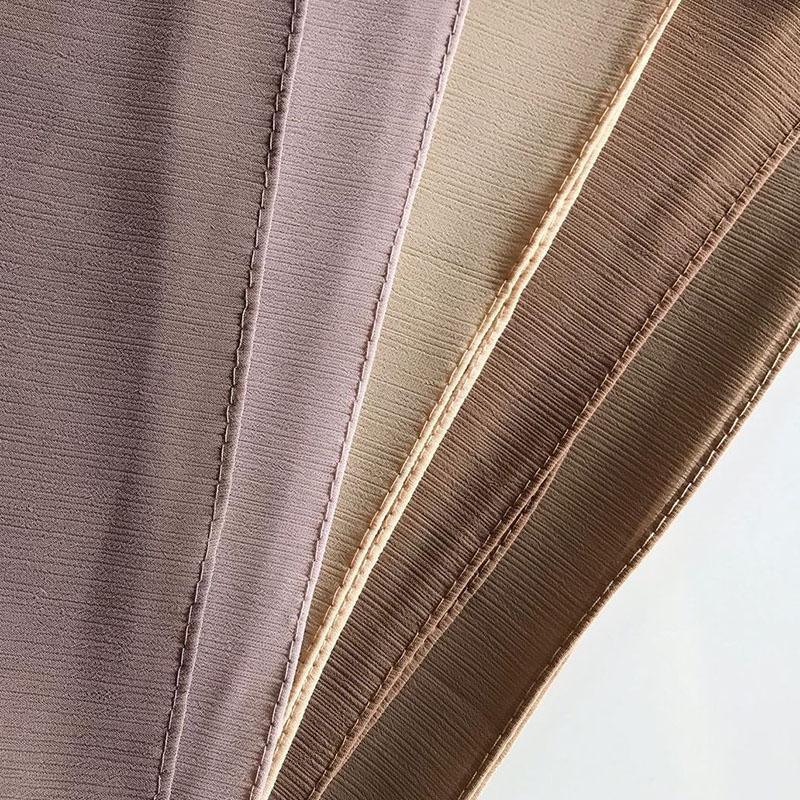 Crepe Scarf Crinkle Chiffon Hijab for Women Shawls Ripple Pleated (MH003)