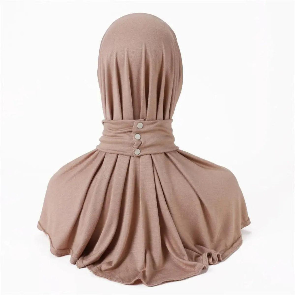 Jersey Instant Hijab Neck-covered Undercap (MH017)
