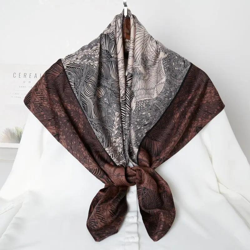 Scarf Fashion Print Hijab (MH026)