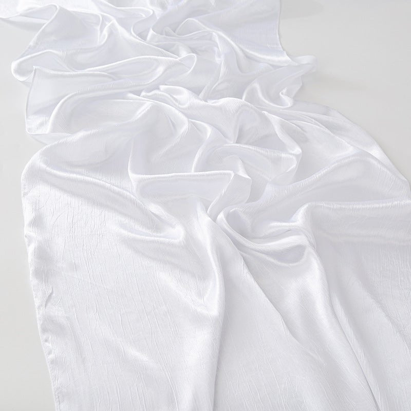 MH065 Bark Wrinkled Glossy Satin Imitation Silk
