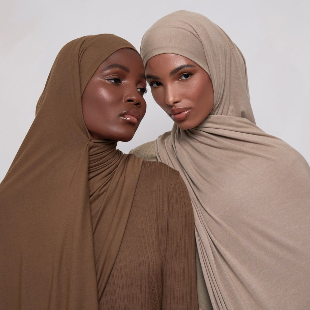 High Quality Right Angle Curled Jersey Mercerized Cotton Breathable Hijab(MH068)