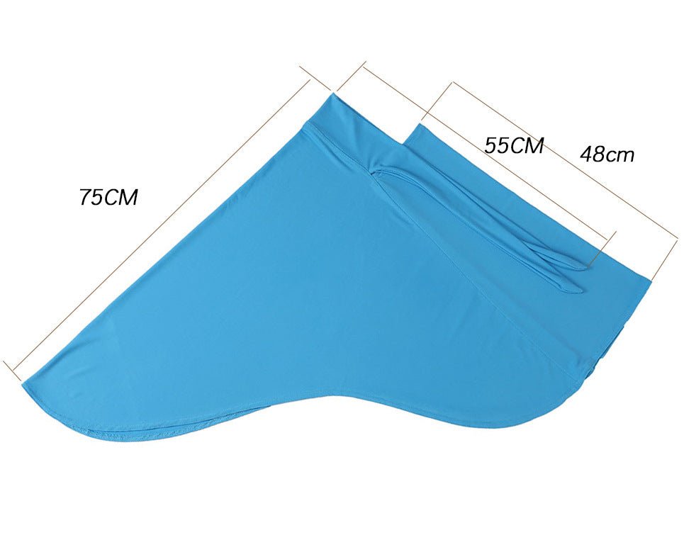 MH081 Dual Purpose Veil Bottom Hat Hijab