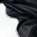 Diamond Trimmed Chiffon Hijab(MH087)