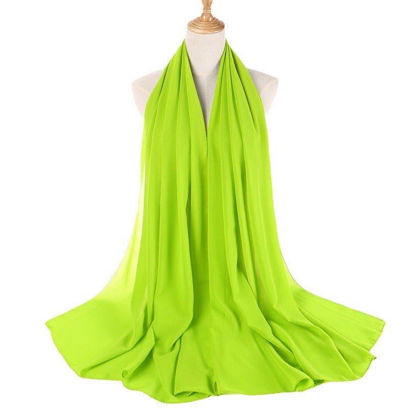 MH089 Pearl Chiffon Bubble Hijab