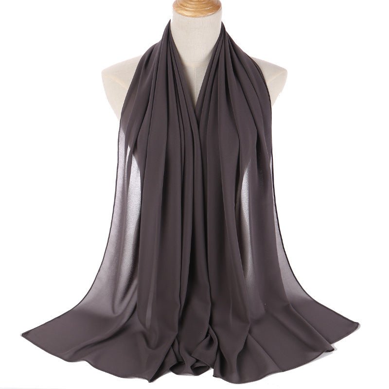MH089 Pearl Chiffon Bubble Hijab