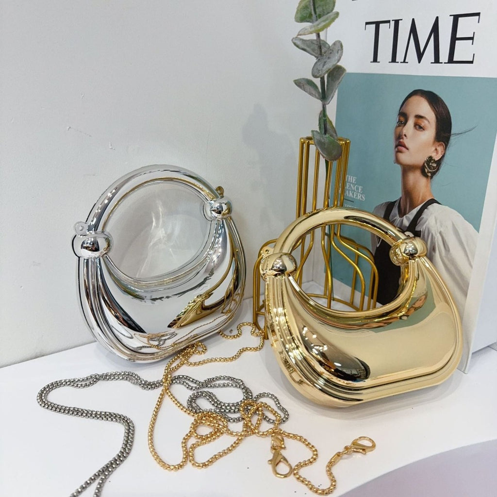 Mini Acrylic Crescent Bag Versatile Stylish Clutch Bag (MAC336)
