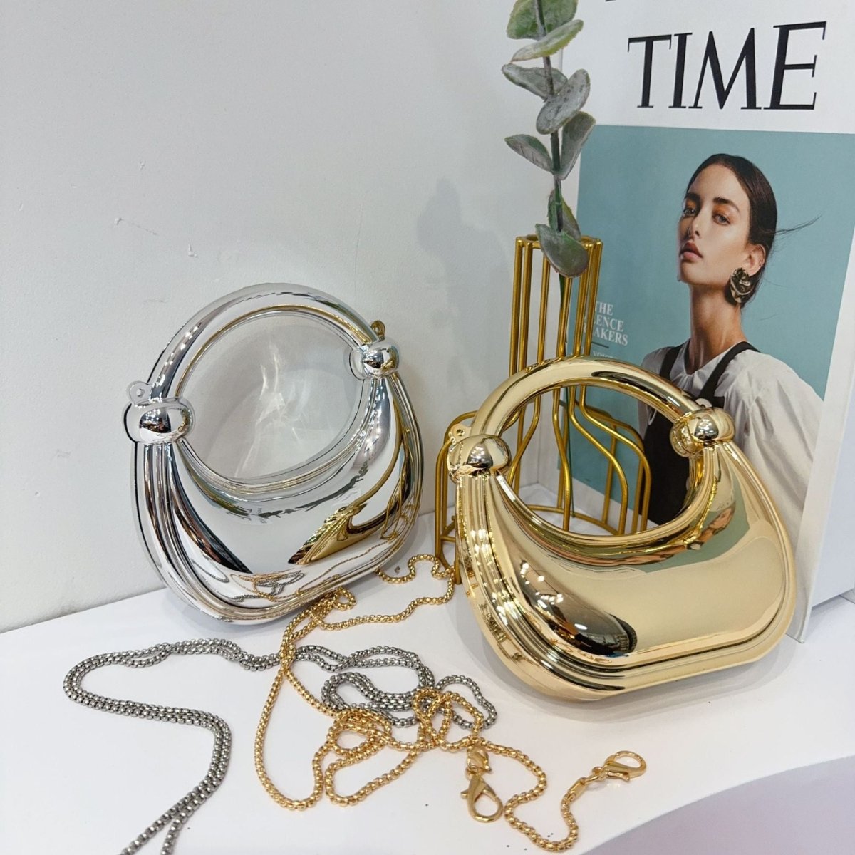 Mini Acrylic Crescent Bag Versatile Stylish Clutch Bag (MAC336)