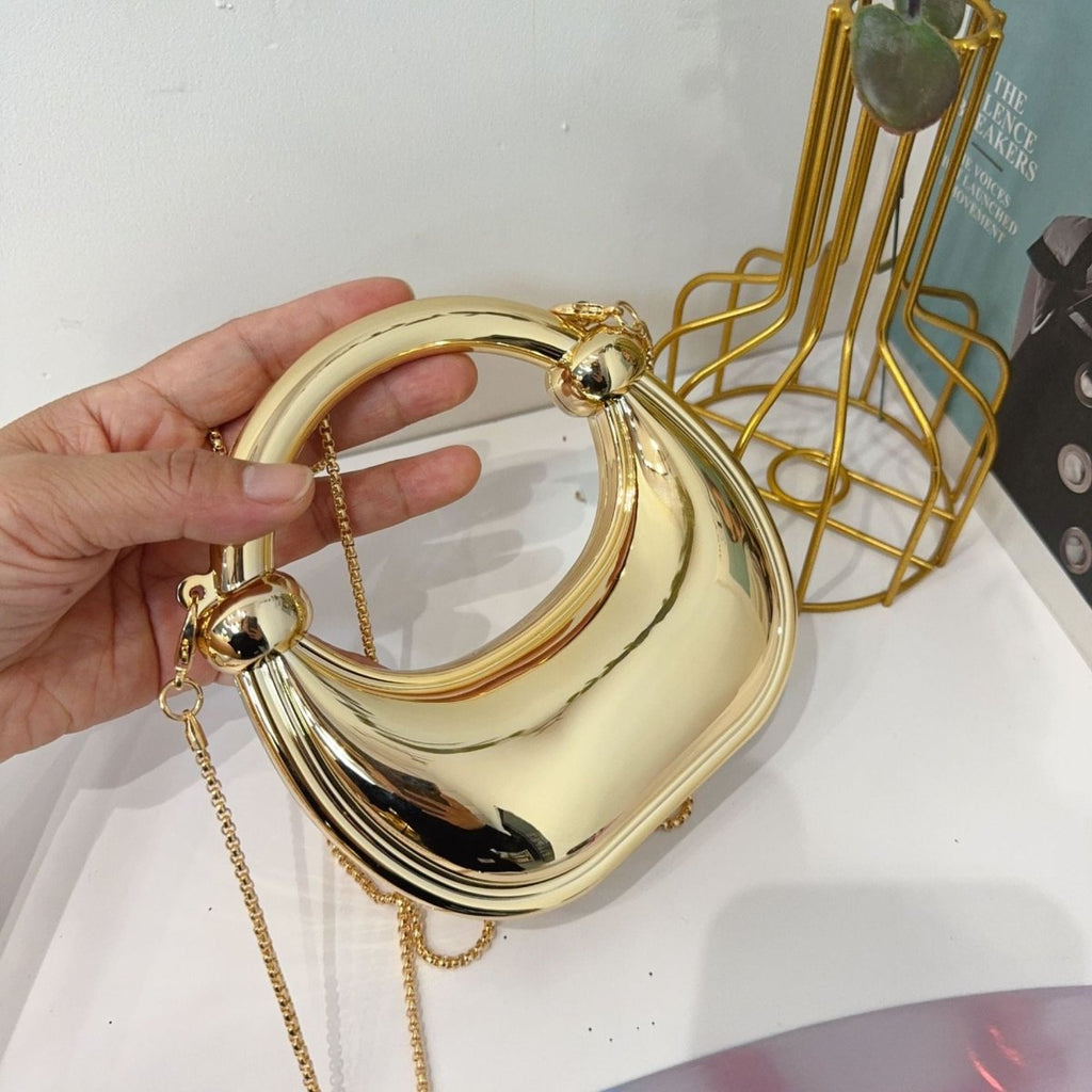 Mini Acrylic Crescent Bag Versatile Stylish Clutch Bag (MAC336)