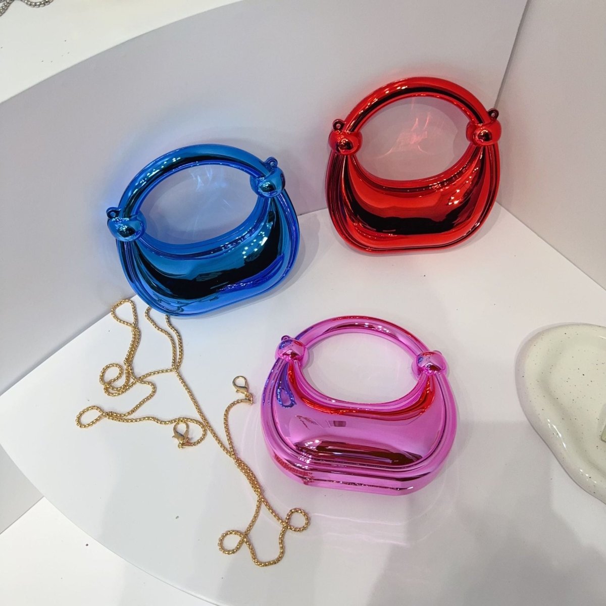 Mini Acrylic Crescent Bag Versatile Stylish Clutch Bag (MAC336)