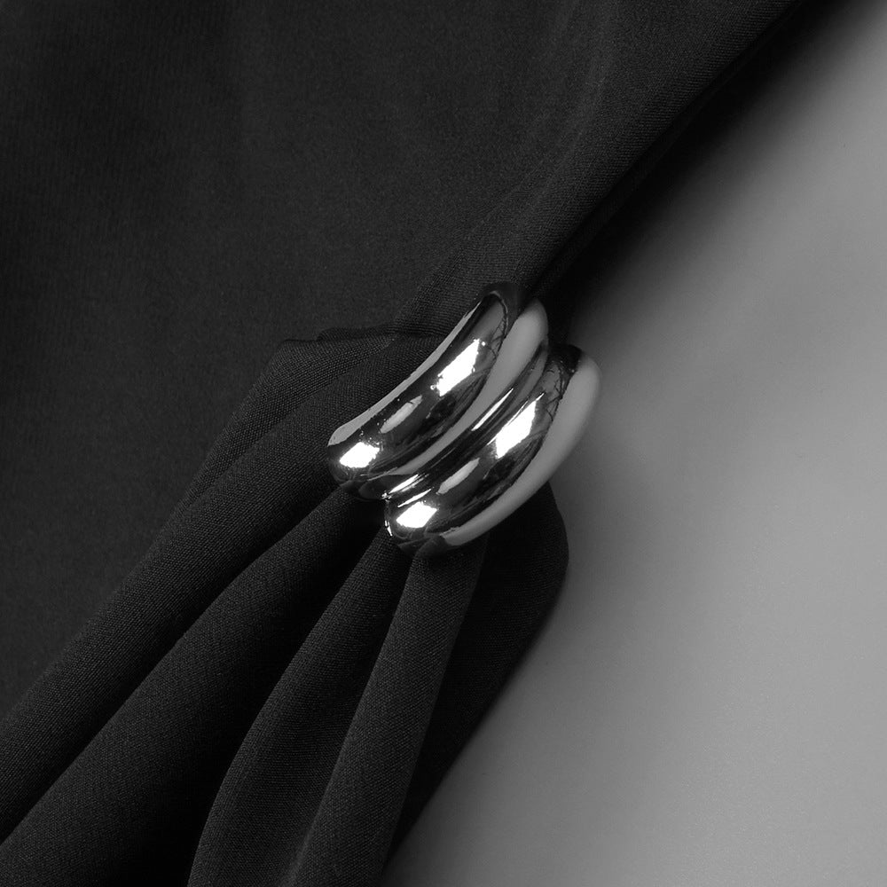Minimalist Sleeveless Fitted Maxi Dress (MS382)