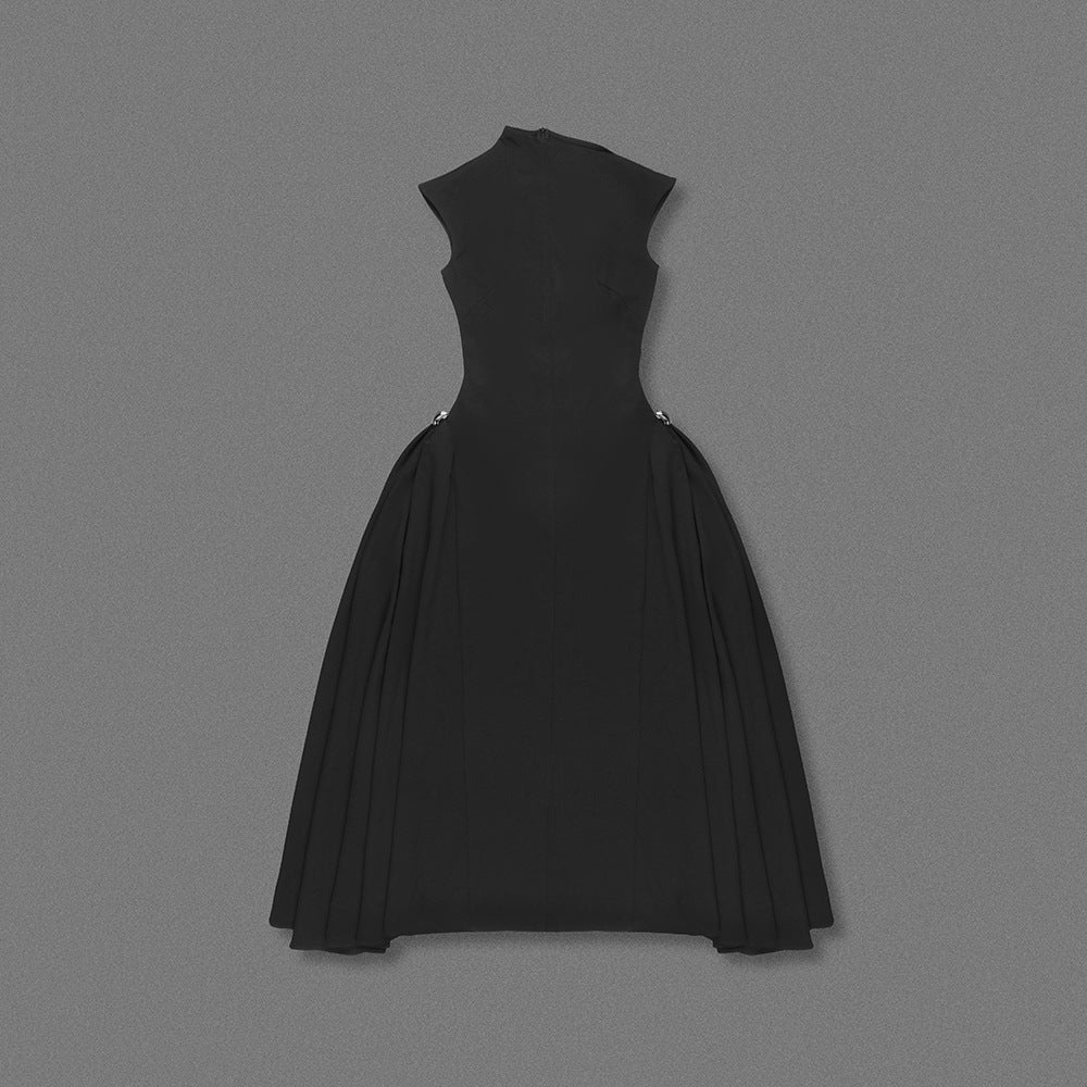 Minimalist Sleeveless Fitted Maxi Dress (MS382)