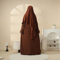 MK015 New Crepe Set Khimar
