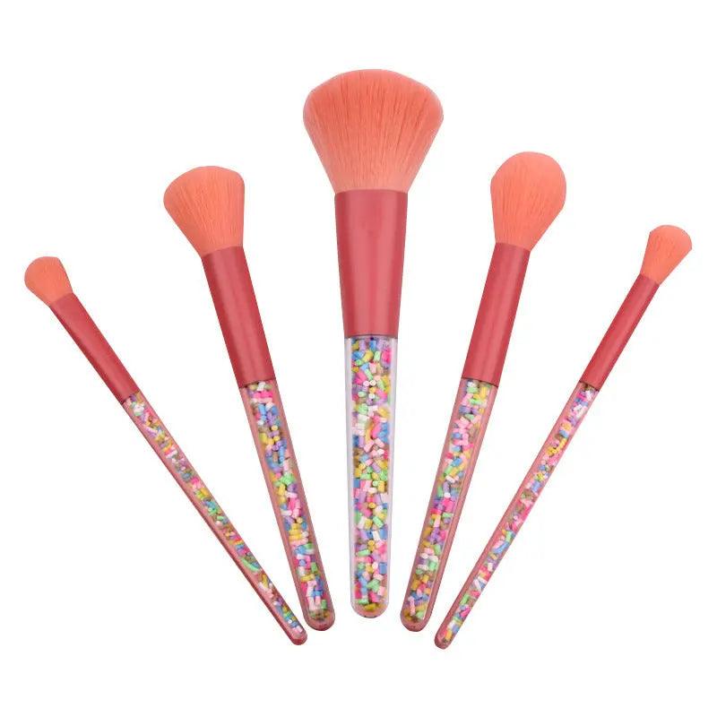 MMU026 makeup brushes set in candy color