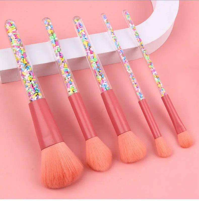 MMU026 makeup brushes set in candy color
