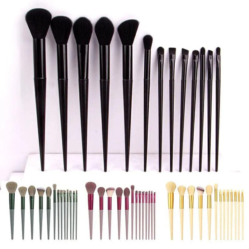 MMU031 13 pcs Makeup Brushes Set
