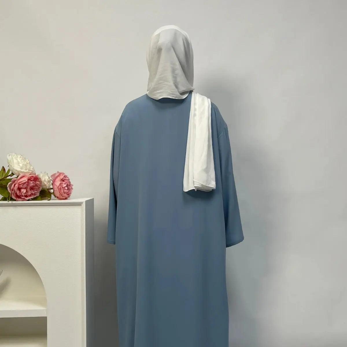 Nida Pearl 4-Piece Set Open Abaya (MOA012)