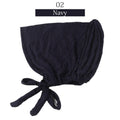 Stretch Cotton Tie-Back Under Cap | Adjustable Hijab Bonnet(MH200)