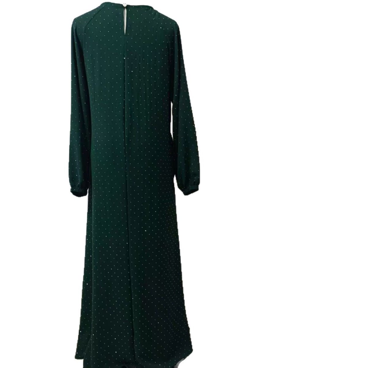 Modest Diamond Dot with Adjustable Belt Muslim Women Abaya(MA158)