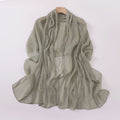 Modest Elegance Silver Crinkle Drape Hijab with Rhinestones (MH155)