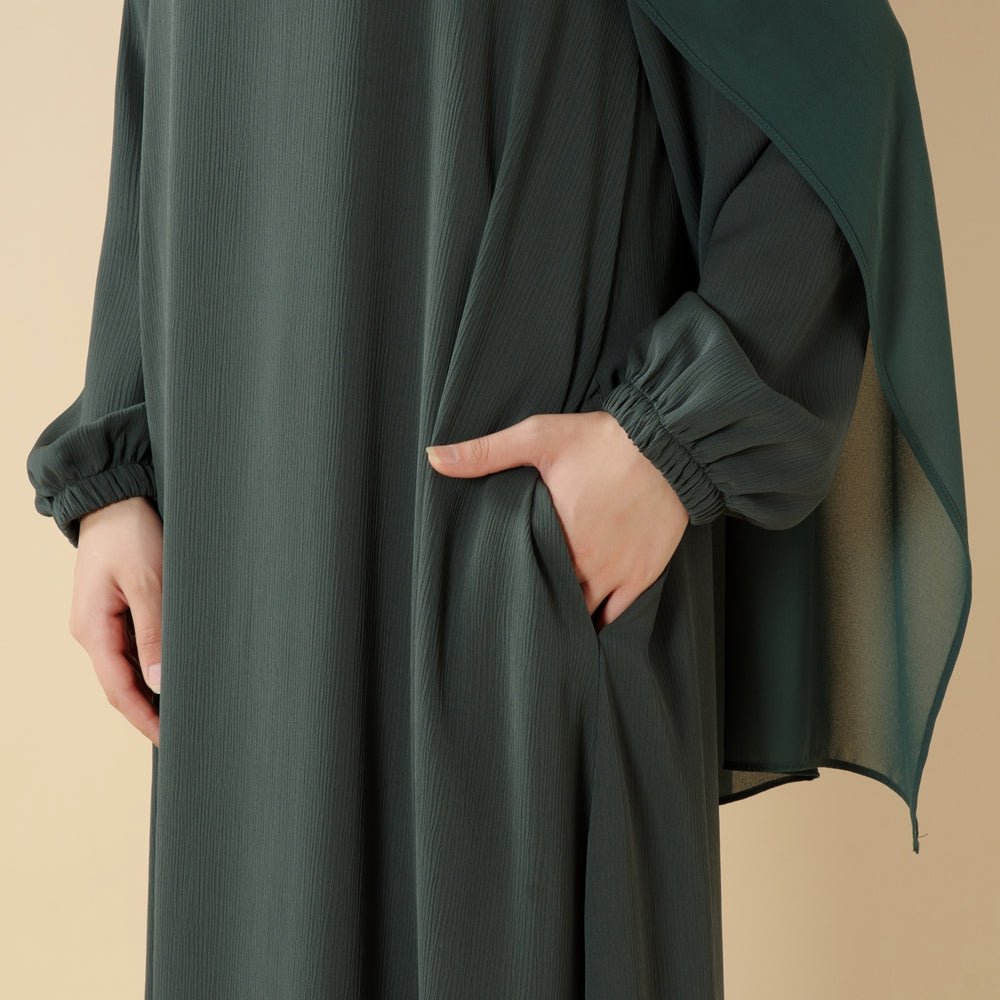Modest Luxury Premium Nida Abaya | Zoom Umbrella Cut Summer Abaya (MA233)
