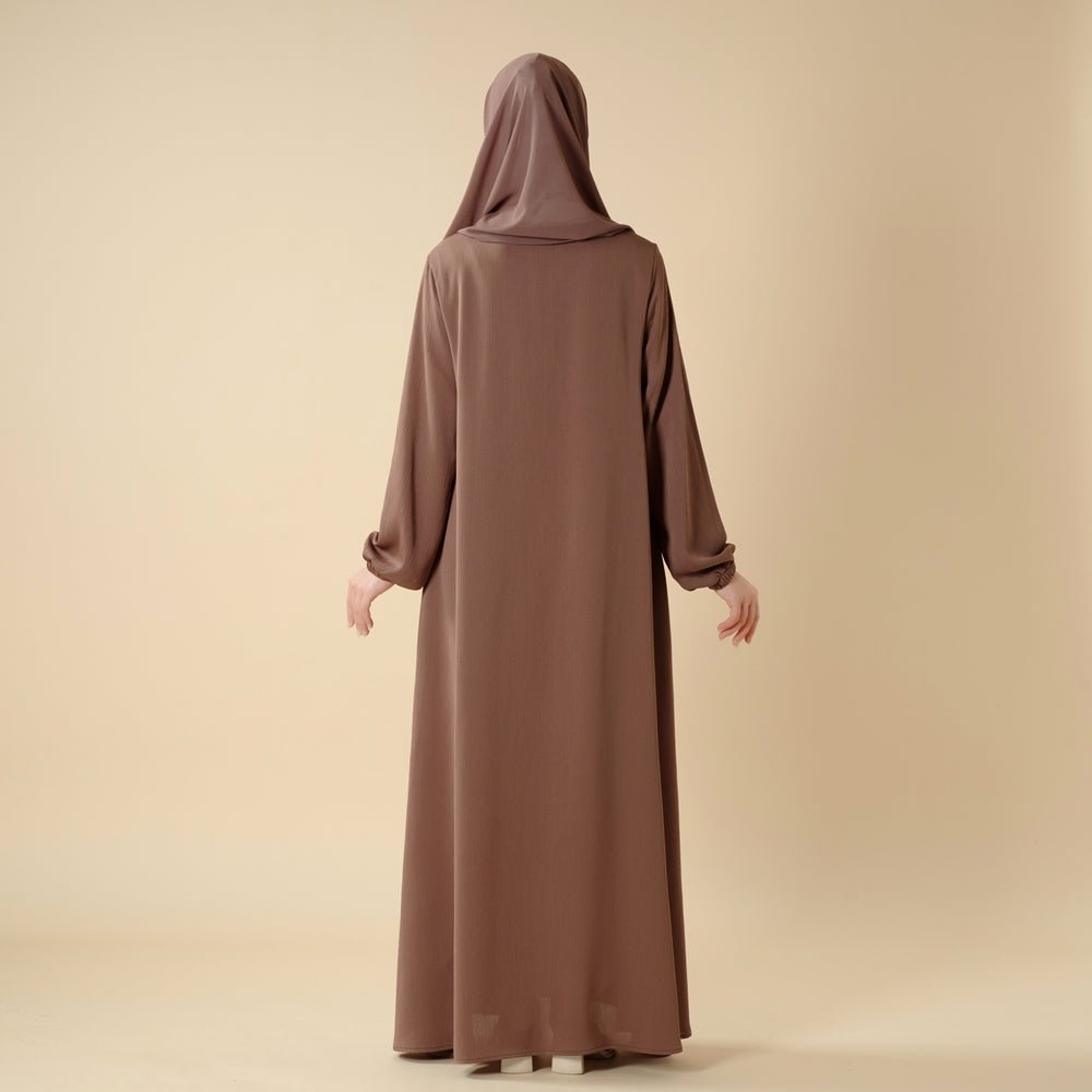 Modest Luxury Premium Nida Abaya | Zoom Umbrella Cut Summer Abaya (MA233)