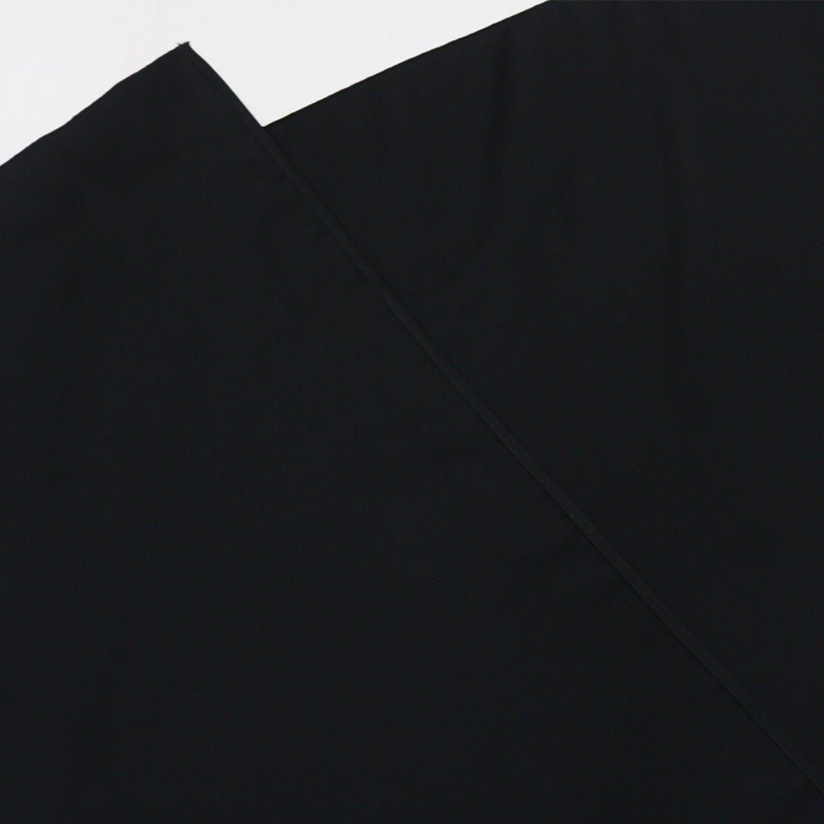 Modest Muslim Loose Fit Black Diamond Embellished V-Neck Abaya Dress(MOA208)