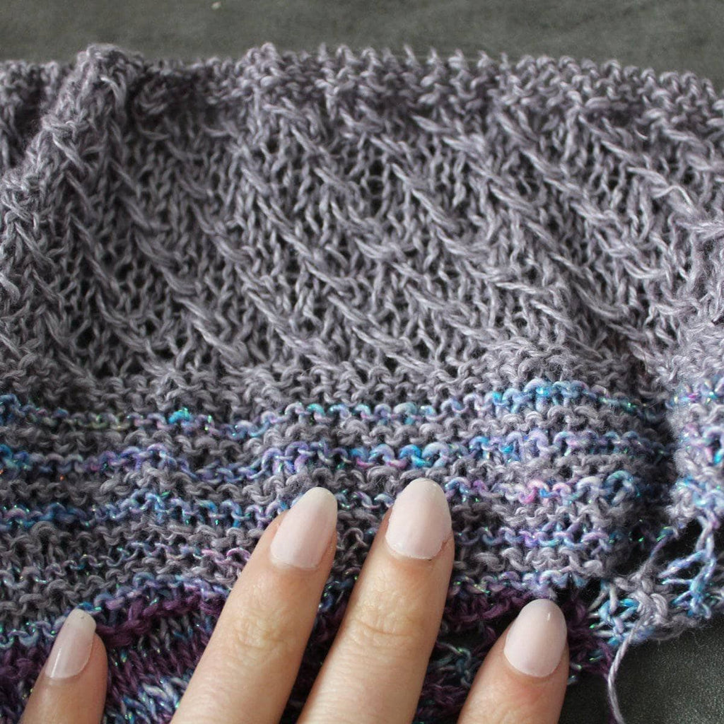 Moonbeam Crescent Shawl Knitting Pattern