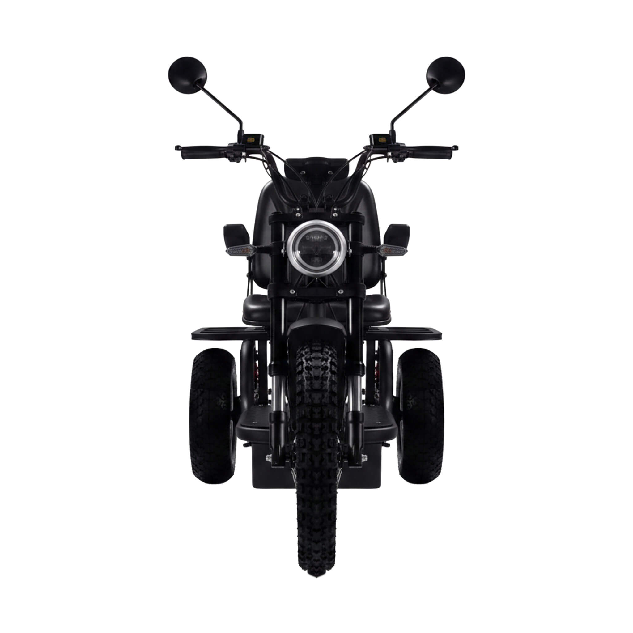 MotoTec 60V 1800W Black Three-Wheel Electric Scooter (SAK86025)