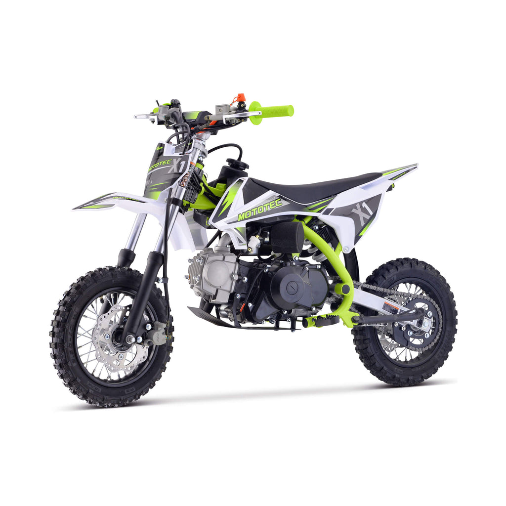 MotoTec X1 110CC 4-Stroke Single-Cylinder Air-Cooled Gas Dirt Bike (SAK42680)